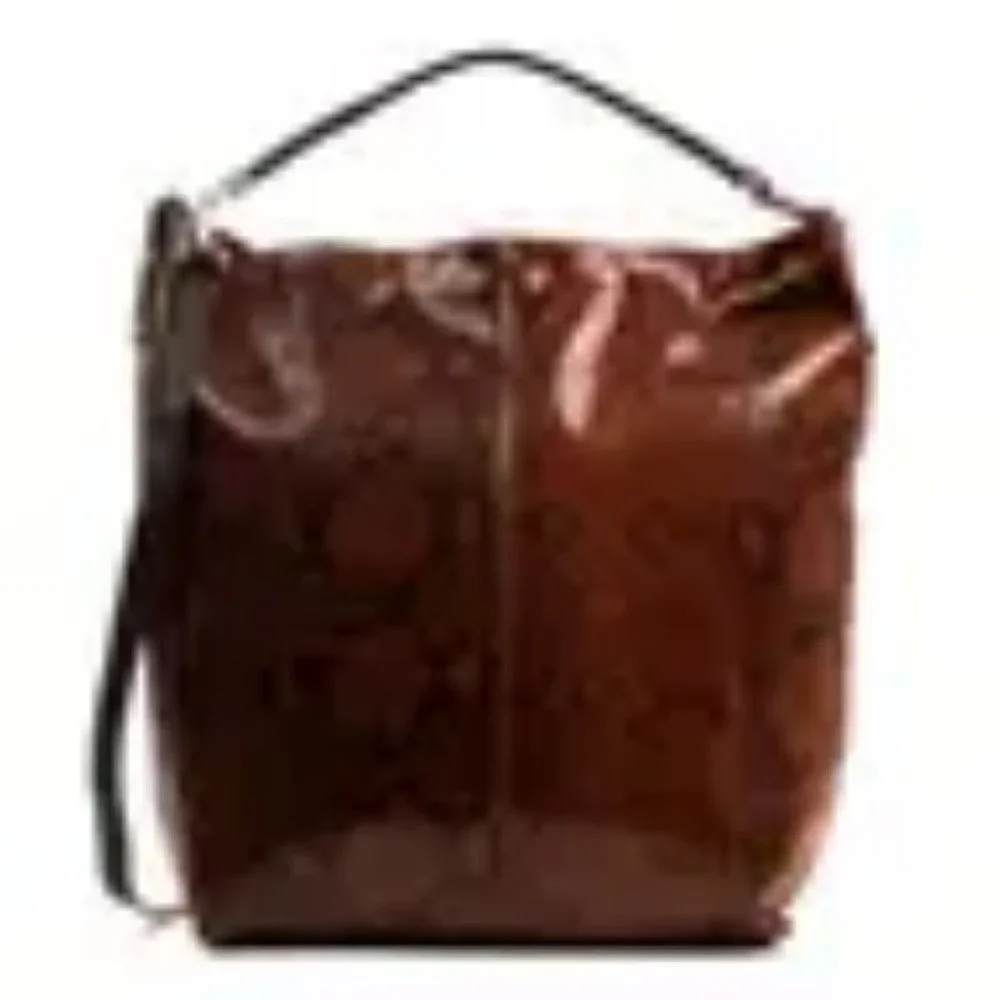 Mafalda Leather Snake Suede Shopper Bag | Size OS